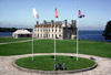 parade ground and castle