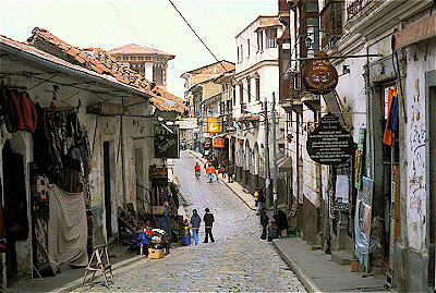 Street Scene La Paz, Bolivia 