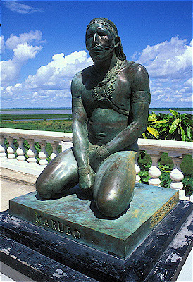 Sculpture of Maruba Indian 