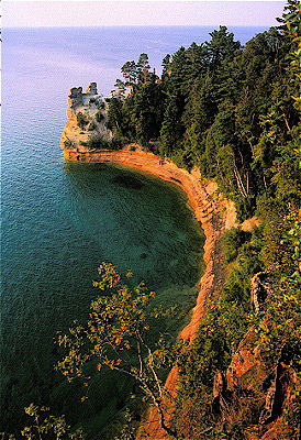 Miners Castle w/ Lake Superior