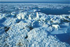 frozen lake michigan