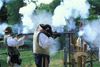 militia firing matchlocks